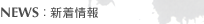 NEWS：新着情報